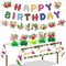 Hawaiian Birthday Party Decorations Hibiscus Flower Birthday Banner Honeycomb